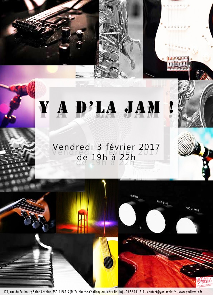 Affiche Jam, 3février2017